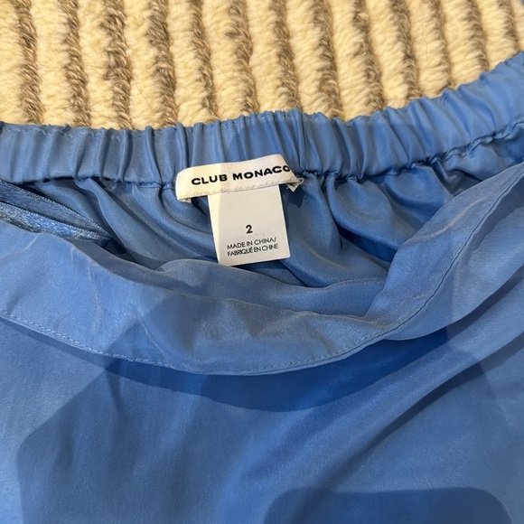 Club Monaco Blue Flowy Shirt - Picture 3 of 3